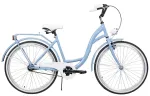Kahjustatud pakendiga toode. Jalgratas linna- Azimut Classic, 26 ", 17'' raam, sinine v./valge v.