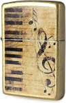 Tulemasin Zippo Piano And Notes 46712, kuldne v./must v.