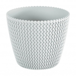 Lillepott Prosperplast Splofy DSP160, plastik, &Oslash; 15.7 cm, valge v.