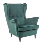 Tugitool Scandinavian Lord Velvet, roheline v., 72 cm x 85 cm x 101 cm