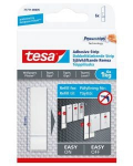 Kahepoolsed kleepsud Tesa Powerstrips, 6 tk, valge