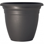 Lillepott Domoletti TE000027-120, plastik, must/hall