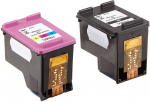 Printerikassett Peach, kollane v./must v./fuksia (magenta) v.