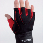S&otilde;rmeotsteta kindad Toorx Professional, must/punane, XL