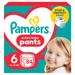 P&uuml;ksm&auml;hkmed Pampers Pants, 6 suurus, 13 - 19 kg, 84 tk