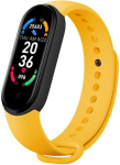 iWear SM6 Fitness IP67 k&auml;ev&otilde;ru koos HR ja Verer&otilde;hu m&otilde;&otilde;tmisega / Sotsiaalmeedia / Unemonitori Kollane