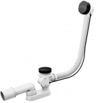 Sifoon vanni jaoks Ravak Bath Siphon With Overflow System, 370 mm, 50 mm, valge v./must v.