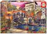 Pusle Educa Romantic Venice 16320, 12 cm x 8.5 cm, 3000 tk, mitmev&auml;rviline