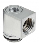 &Uuml;hendus EKWB EK-Quantum Torque Micro Rotary 90&deg; - Satin Titanium, h&otilde;be v.