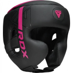 Poksikiiver RDX Head Guard F6 HGR-F6MP-XL, must/roosa, XL