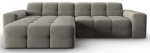 Nurgadiivan Micadoni Home Kendal Velvet 4 Seats, tumehall v., vasak, 256 x 173 cm x 79 cm