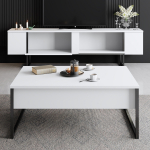 Elutoa m&ouml;&ouml;blikomplekt Kalune Design Luxe, sise, valge v./must v.