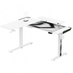 Arvutim&auml;ngulaud reguleeritava k&otilde;rgusega Ultradesk Winger, valge v.