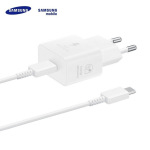 Telefoni laadija Samsung EP-T2510XWEGEU, 1 x USB Type C, 100 cm, 25 W