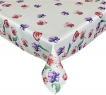 Laudlina ristk&uuml;likukujuline OHB01-01, valge v./punane v./roheline v., 130 x 170 cm