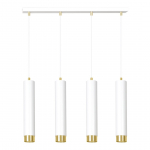 Valgusti rippuv Emibig Kibo 4, GU10, 4 x 8 W, valge v.