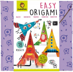 Paberkujukeste valmistamise komplekt Ludattica Easy Origami Rockets, mitmev&auml;rviline