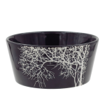 Serveerimiskauss Newill Tree, 13 cm x 13 cm x 6 cm, &Oslash; 13 cm, must v., keraamiline