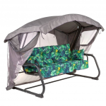 Aiakiik Patio Ravenna Lux Black Edition, roheline v./hall v., 209 cm x 132 cm x 171 cm