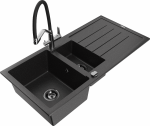 K&ouml;&ouml;givalamu koos kraaniga Mexen Andres Duo, graniit, 100 cm x 50 cm x 20 cm, h&otilde;be/must/kroom