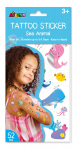 T&auml;toveeringute komplekt Avenir Tattoo Sticker Sea Animal, sinine