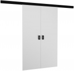 Uks Toppo, sisel&uuml;kandustele, 344 cm, valge v./must v.