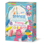 Kaunistuskomplekt 4M KidzMaker Stencil Backpack Printing, mitmev&auml;rviline