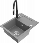 K&ouml;&ouml;givalamu koos kraaniga Mexen Enzo, vaik/graniit, 57.6 cm x 46.5 cm x 17.4 cm, hall