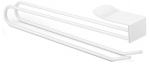 Tasside riputuskonks Rayen 01629101, 25 cm x 3 cm x 7 cm, metall, valge v.
