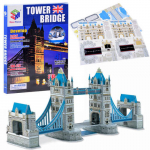 3D-pusle Magic Puzzle Tower Bridge, 41 cm x 10.5 cm, 41 tk, mitmev&auml;rviline