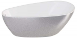 Vann, teisaldatav Besco Goya A-Line Glam, 160 cm x 73 cm x 65 cm, valge/h&otilde;be