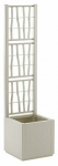 Lillepott Stefanplast Ethica 68800, plastik, 36 cm x 36 cm, valge v.