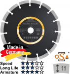 Teemantketas Samedia MST, 150 mm x 22 mm x 2.4 mm