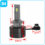 Autopirn, led, must v., 12 V