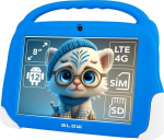 Tahvelarvuti Blow Kids Tab 8, 8", 4GB/64GB, 4G, blue v.