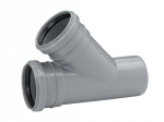 Kolmik sisekanalisatsioonile Uponor, 75 mm x 75 mm, 45 &deg;