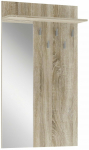 Seinale kinnitatav riidepuu Lima, 120 cm, sonoma tamm v.