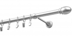 Kardinapuu Olimp Owal, 150 cm, &Oslash; 19 mm, matt kroom v.
