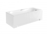 Vann, teisaldatav Besco Aria Plus, 170 cm x 70 cm x 53.5 cm, ristk&uuml;lik, valge