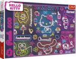 Pusle Trefl Hello Kitty Neon 37523, 34 cm x 48 cm, 500 tk, mitmev&auml;rviline