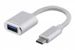 Juhe Deltaco Baltic, USB Type C/USB Type A female, 10 cm