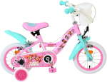 Lisaratastega laste jalgratas, laste Volare Paw Patrol Girls, roosa, 12"