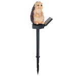 Maasse torgatav p&auml;ikesepaneeliga valgusti Hedgehog, -, pruun