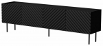 TV-laud Cama Meble Lucca, must v., 200 cm x 40 cm x 59 cm