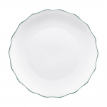 Taldrik magustoidu Ambition Verge, &Oslash; 21 cm, valge v./roheline v.