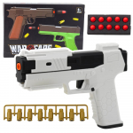 M&auml;ngup&uuml;stol kuulidega Lean Toys War Fare, 21.5 cm Valge v.