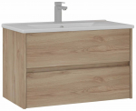 Vannitoakapp valamuga Kalune Design Side, tamm v., 45 cm x 85 cm x 52 cm