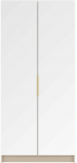 Riidekapp Mirtillo With Two Mirrors, ka&scaron;miir v., 60 cm x 100 cm x 216 cm, peegliga, 2 tk