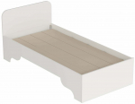 Voodi &uuml;hekohaline Kalune Design Luses, 90 x 190 cm, valge v., ilma madratsita