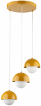 Valgusti lagi TK Lighting Bono, G9, 3 x 8 W, valge v. / kollane v.